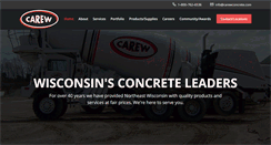 Desktop Screenshot of carewconcrete.com
